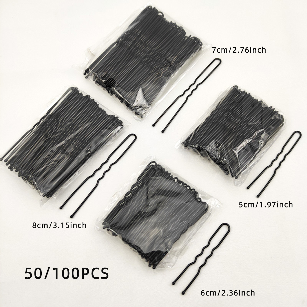 Tech Accessories Women - 50/100 pièces femmes 5/6/7/8 cm cheveux
