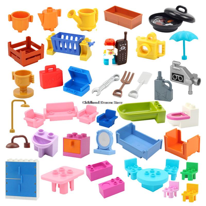 Tech House Accessories - Gros blocs de construction meubles modèle