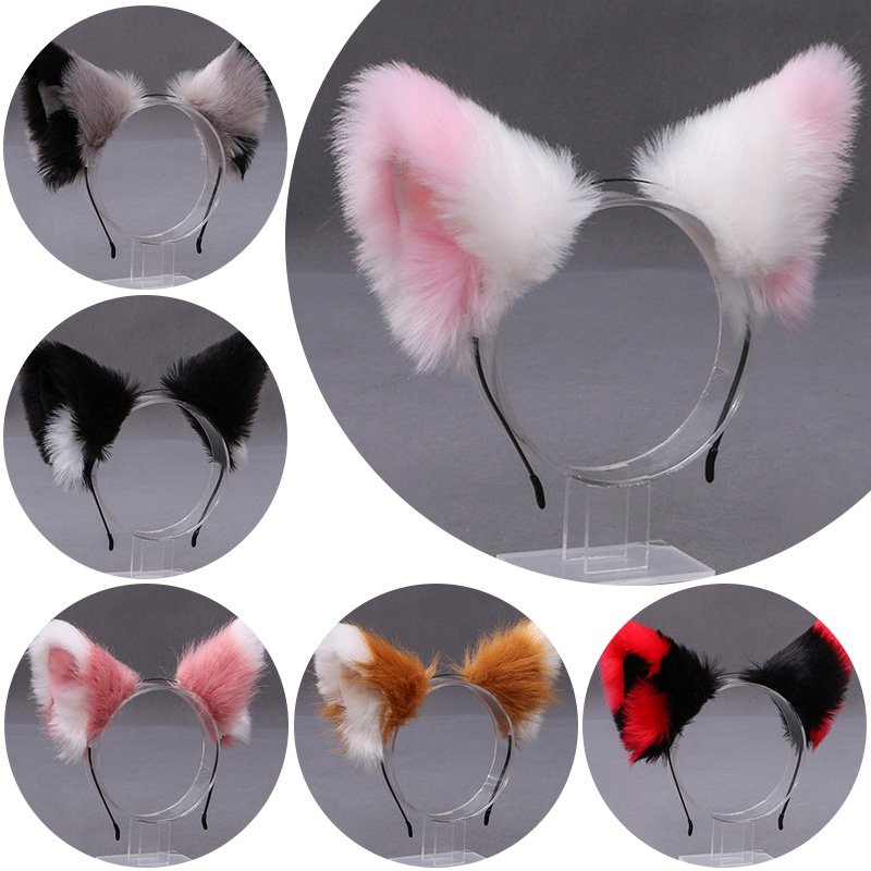 Tech Accessories Women - Serre-tête en peluche oreilles de chat