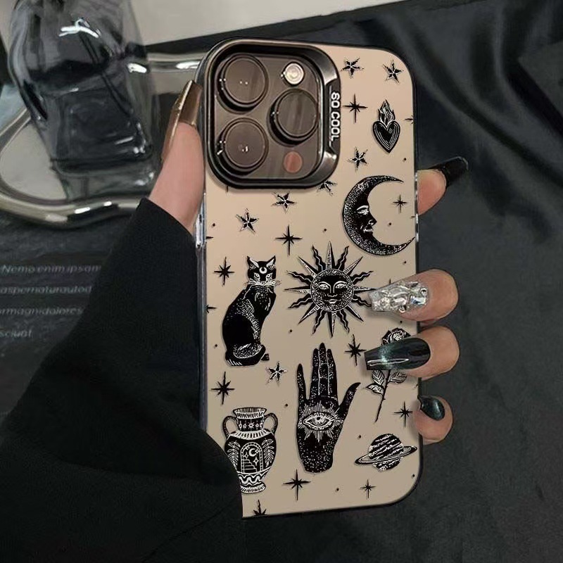 Tech Accessories Iphone - Coque de Téléphone Luxe Sun Moon