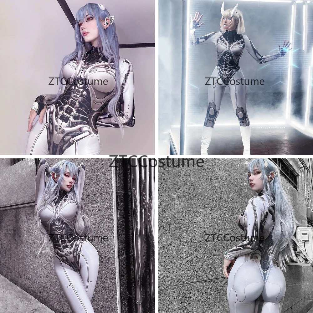 Tech Accessories Women - Combinaison de cosplay imprimée en 3D,