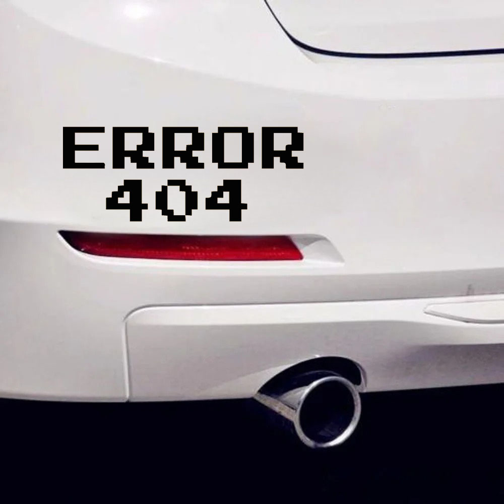 Tech Trend Accessories - Autocollant de voiture « Error 404