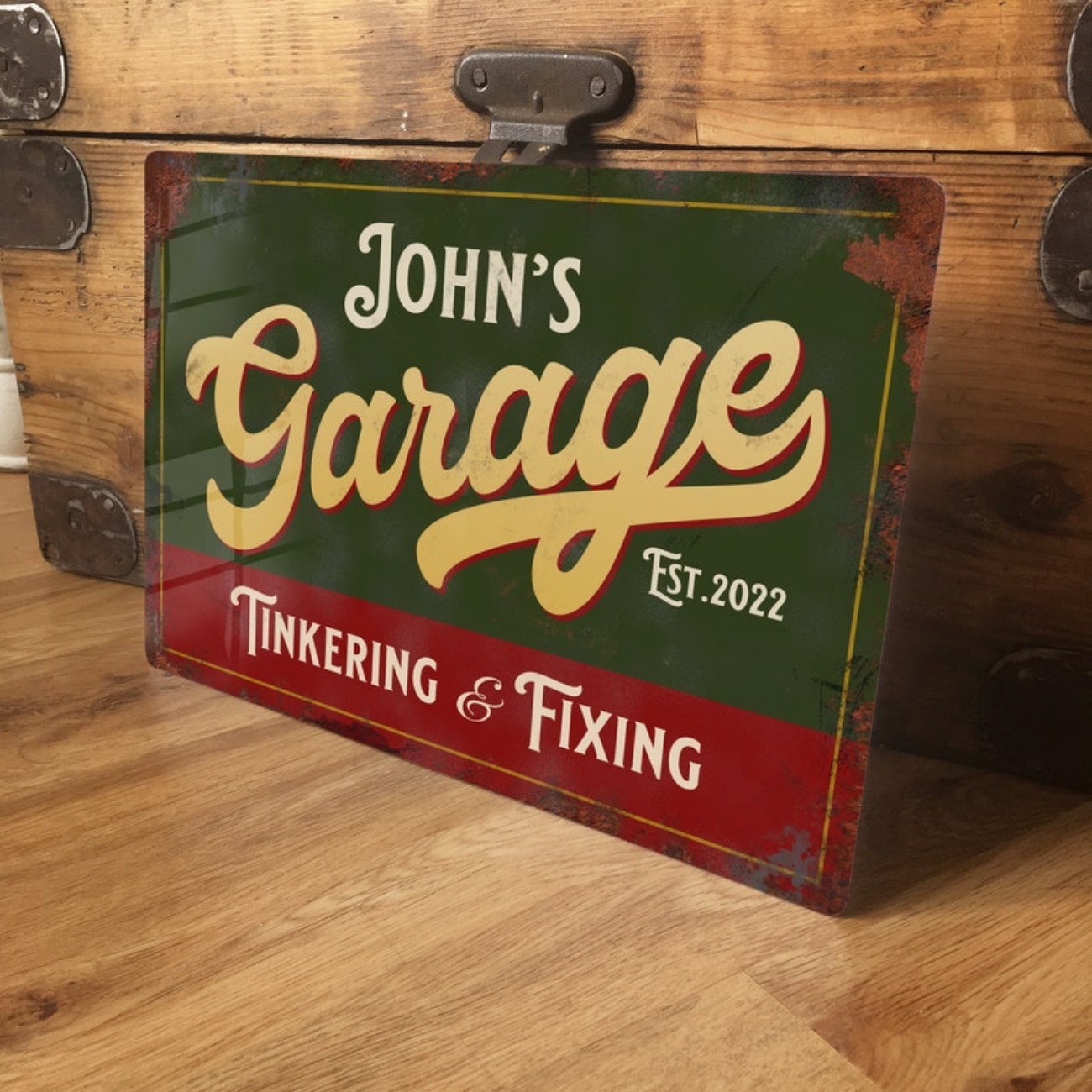 Tech Accessories - Panneau métallique de garage personnalisé-décor d'atelier