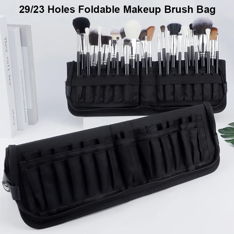 Tech Accessories Travel Bag - 29/23 trous pliable maquillage brosse sac