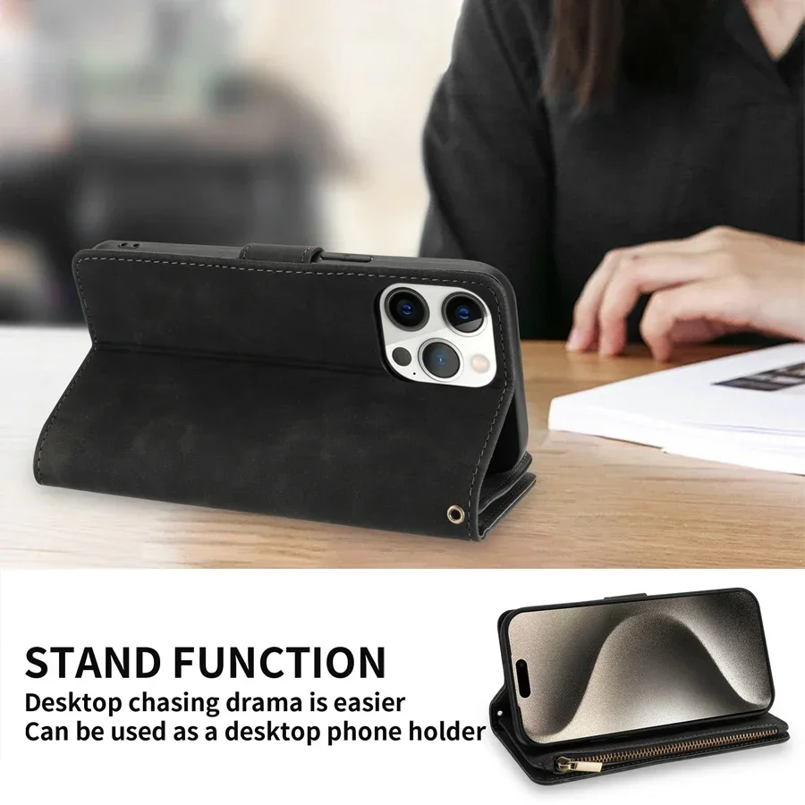 Étui portefeuille en cuir à ra - Tech Accessories Iphone avis et prix