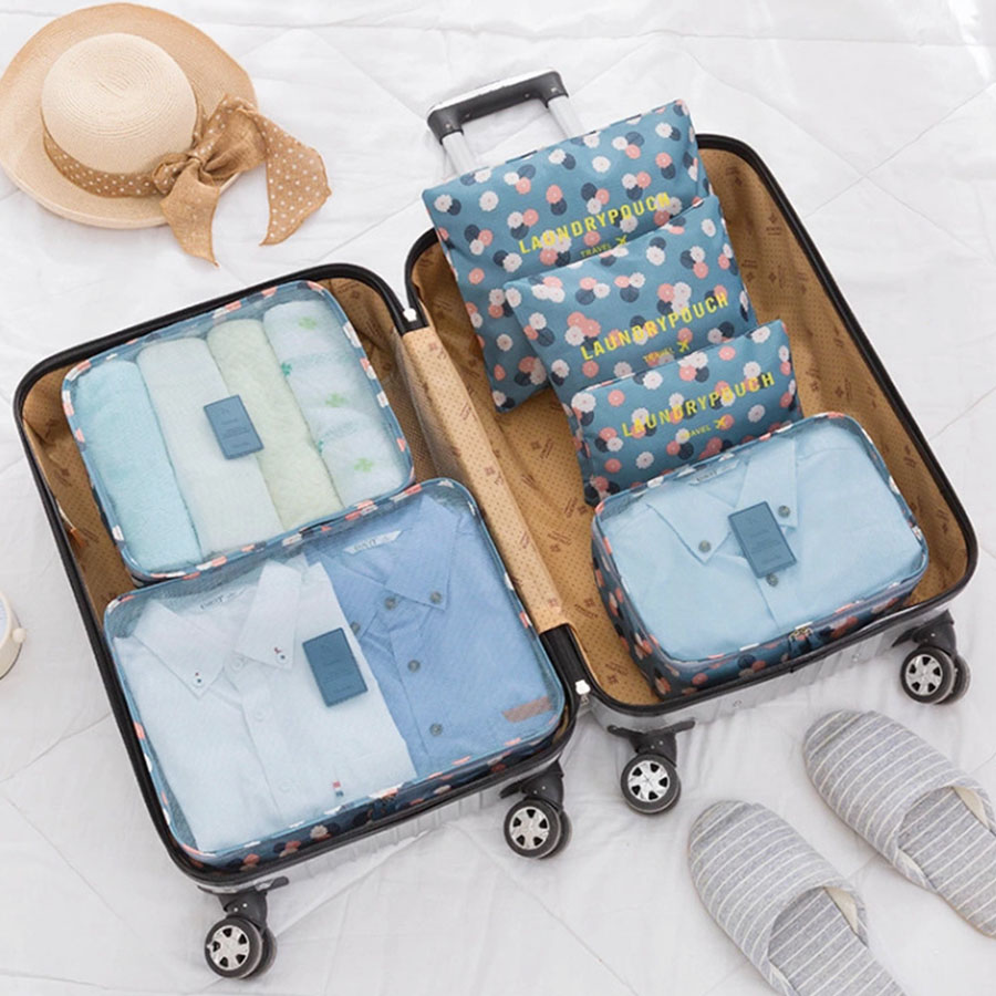 6 pièces organisateur de voyag - Tech Accessories Travel Bag avis et prix