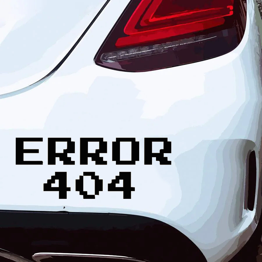 Autocollant de voiture « Error - Tech Trend Accessories avis et prix