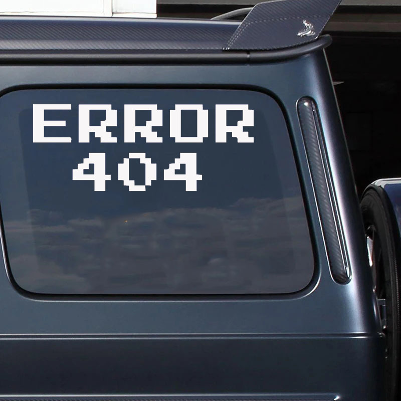 Autocollant de voiture « Error - Tech Trend Accessories avis et prix
