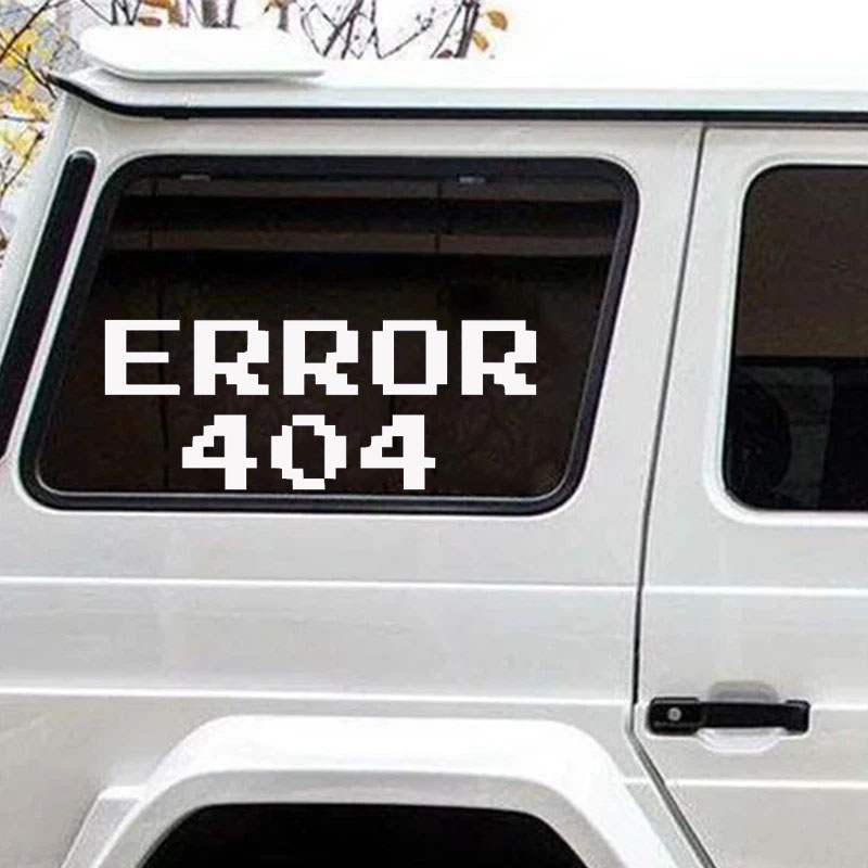 Autocollant de voiture « Error - Tech Trend Accessories avis et prix